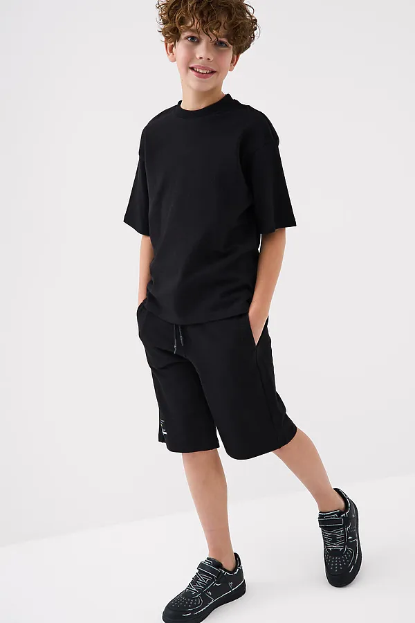 Полуботинки для мальчиков PLAYTODAY, черный - фото 2