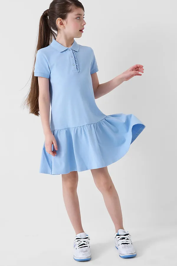 Полуботинки для девочек PLAYTODAY, белый,голубой,черный - фото 2