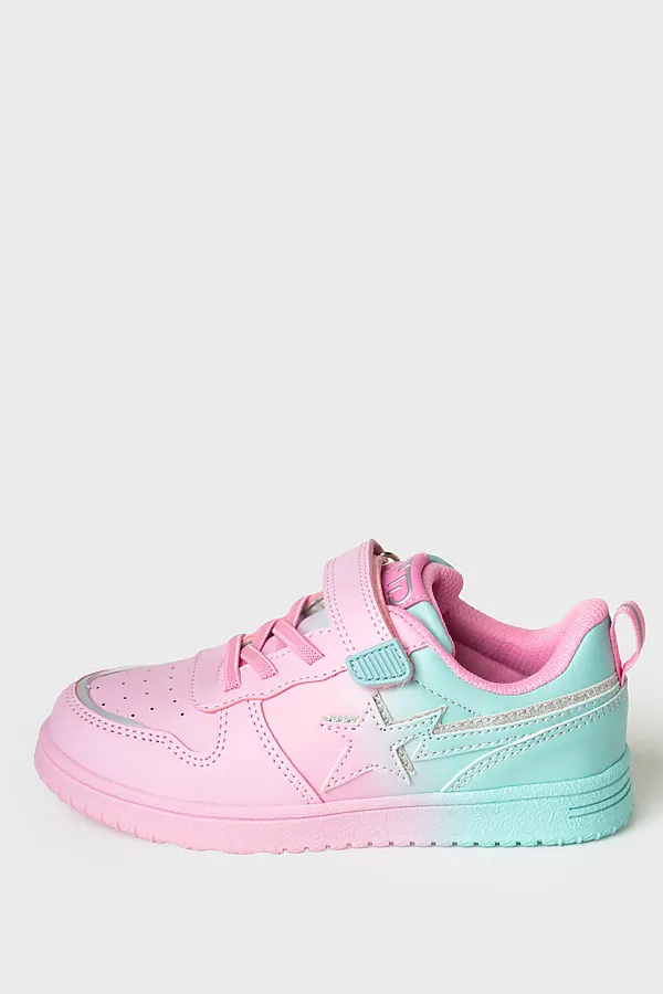 Полуботинки для девочек PLAYTODAY, разноцветный - фото 2