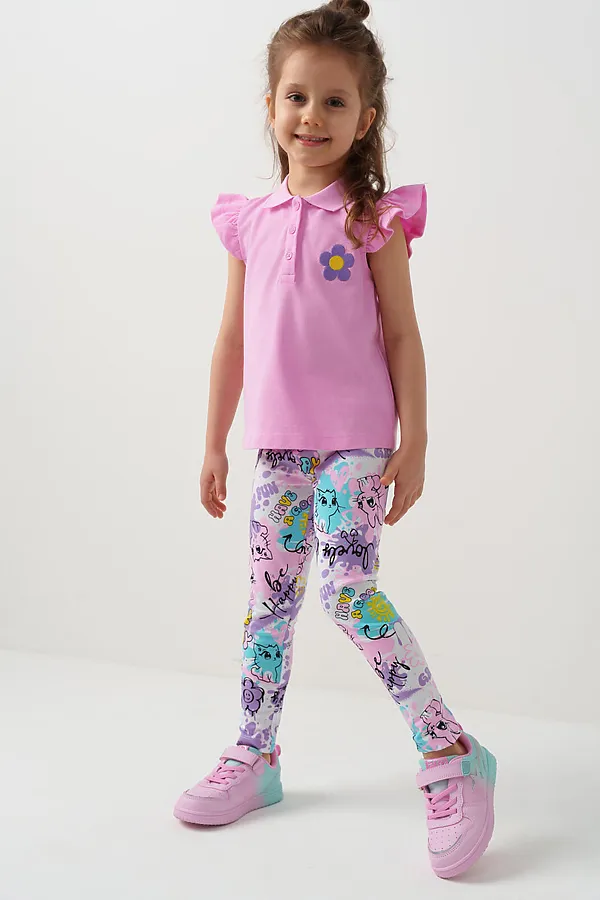 Полуботинки для девочек PLAYTODAY, разноцветный - фото 2