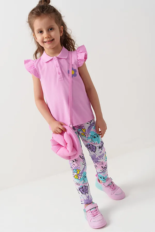 Полуботинки для девочек PLAYTODAY, разноцветный - фото 2