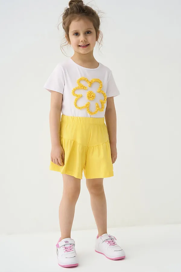 Полуботинки для девочек PLAYTODAY, белый,розовый - фото 2