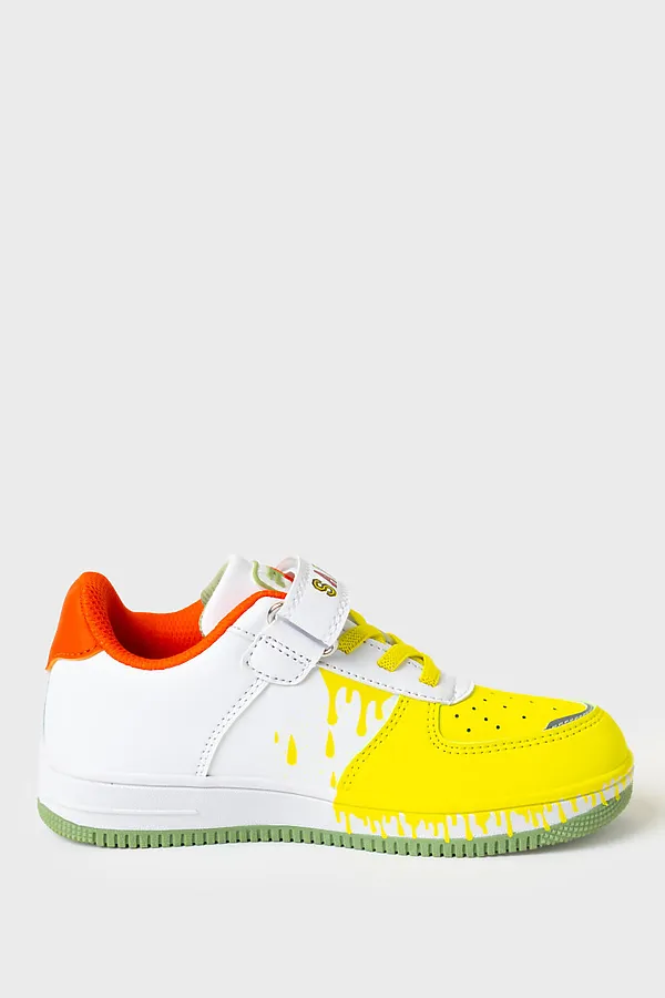 Полуботинки для мальчиков PLAYTODAY, белый,зеленый - фото 2