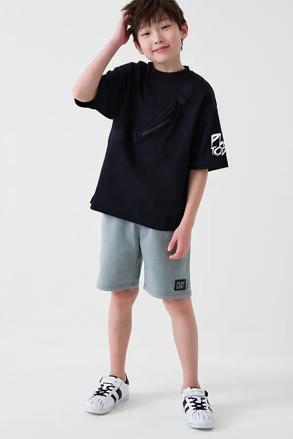 Полуботинки для мальчиков PLAYTODAY, белый,черный - фото 2