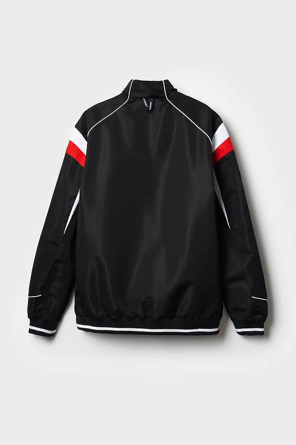 Куртка текстильная с полиуретановым покрытием для мужчин (ветровка) PLAYTODAY, черный - фото 2