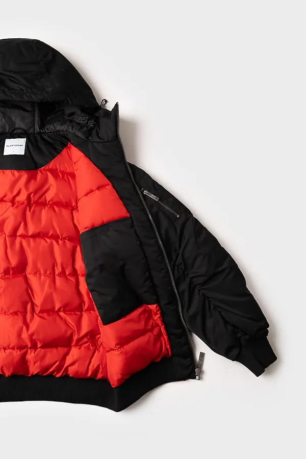 Куртка текстильная с полиуретановым покрытием для мужчин PLAYTODAY, черный - фото 2