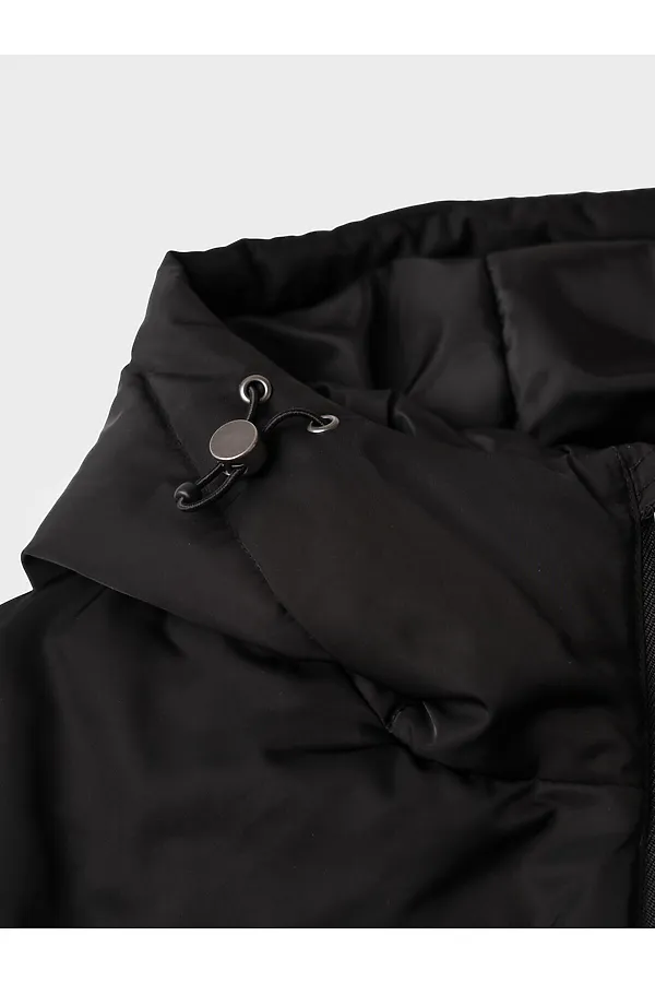 Куртка текстильная с полиуретановым покрытием для мужчин PLAYTODAY, черный - фото 2