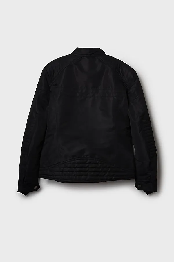 Куртка текстильная с полиуретановым покрытием для мужчин PLAYTODAY, черный - фото 2