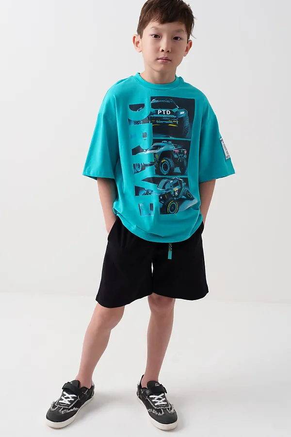 Полуботинки для мальчиков PLAYTODAY, черный - фото 2