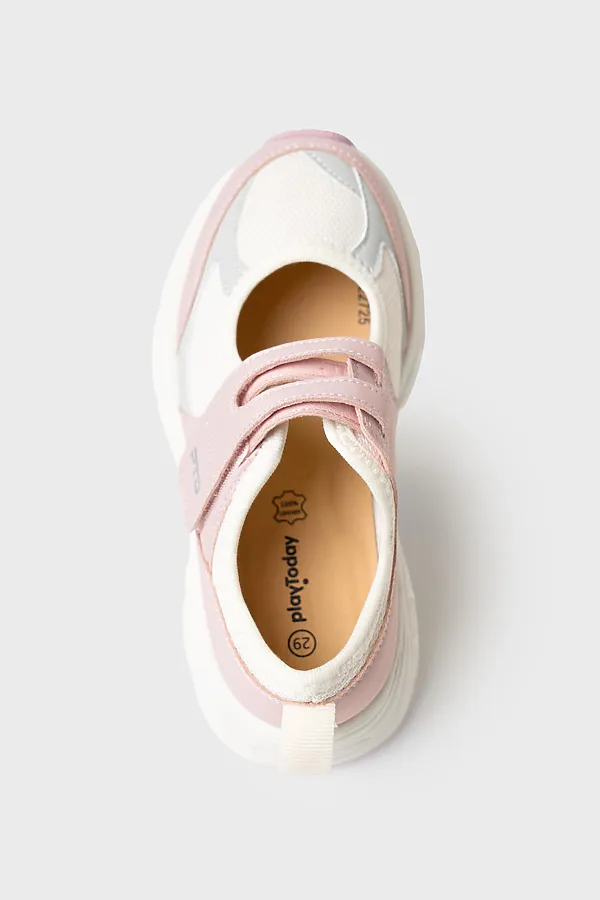 Туфли для девочек PLAYTODAY, розовый,белый - фото 2