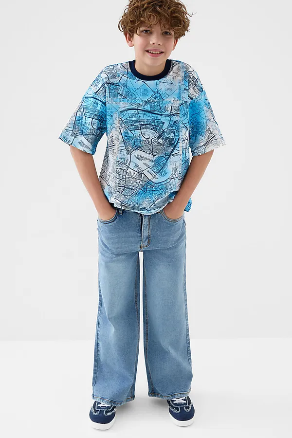 Полуботинки для мальчиков PLAYTODAY, тёмно-синий - фото 2