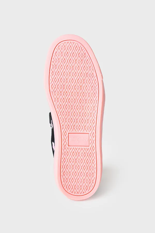 Полуботинки для девочек PLAYTODAY, черный,розовый - фото 2