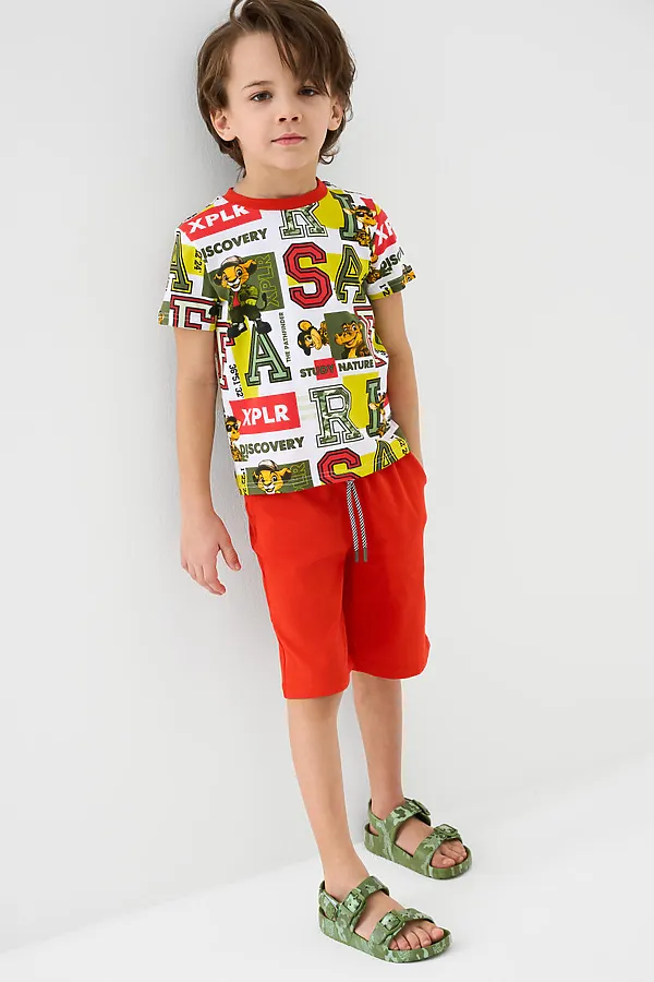 Пантолеты для мальчиков PLAYTODAY, хаки - фото 2