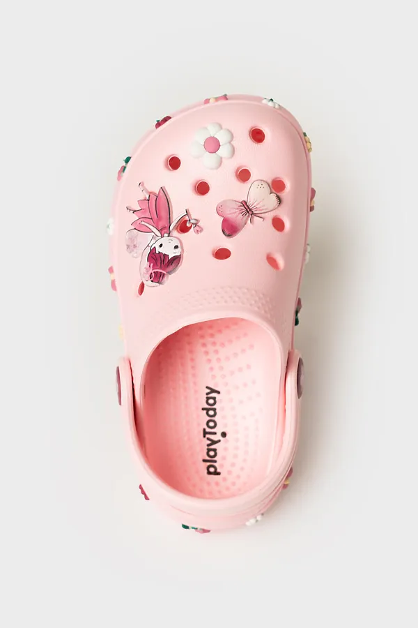 Сабо для девочек PLAYTODAY, розовый - фото 2