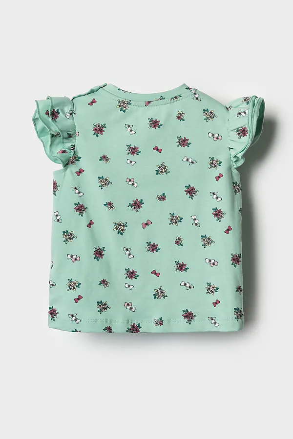 Джемпер детский трикотажный для девочек (футболка) PLAYTODAY, разноцветный - фото 2