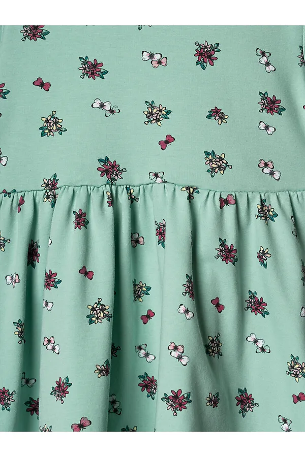 Платье детское трикотажное для девочек PLAYTODAY, разноцветный - фото 2