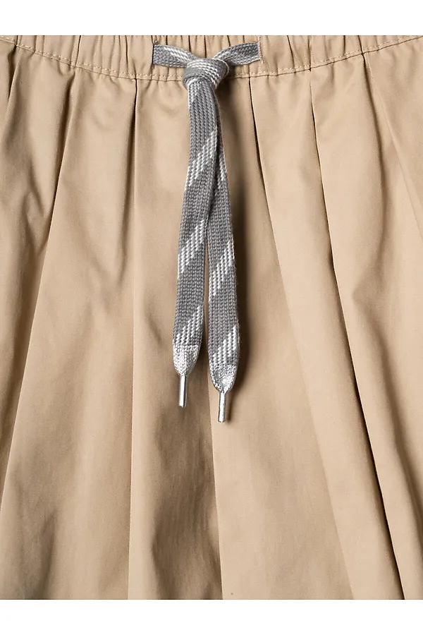 Юбка текстильная для девочек PLAYTODAY, бежевый - фото 2