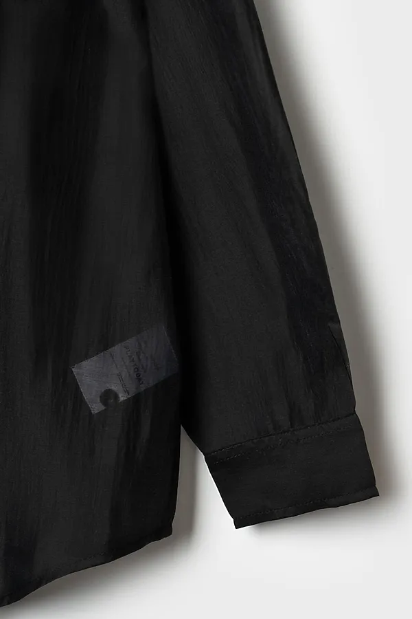 Рубашка текстильная для женщин PLAYTODAY, черный - фото 2