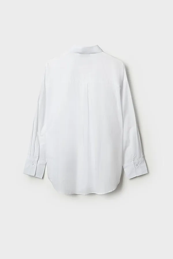 Рубашка текстильная для женщин PLAYTODAY, белый - фото 2