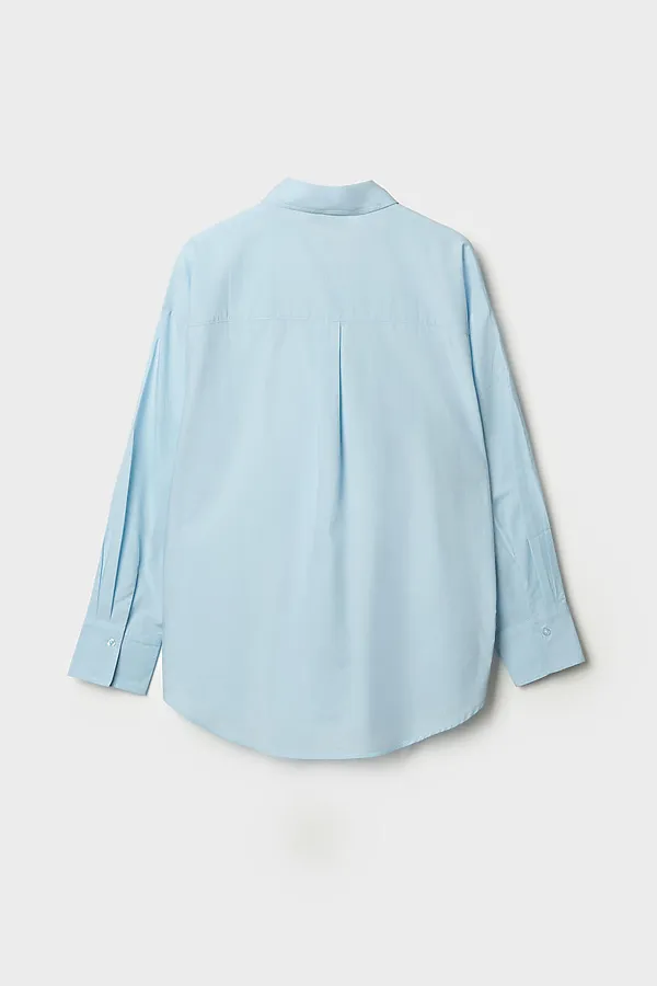 Рубашка текстильная для женщин PLAYTODAY, голубой - фото 2