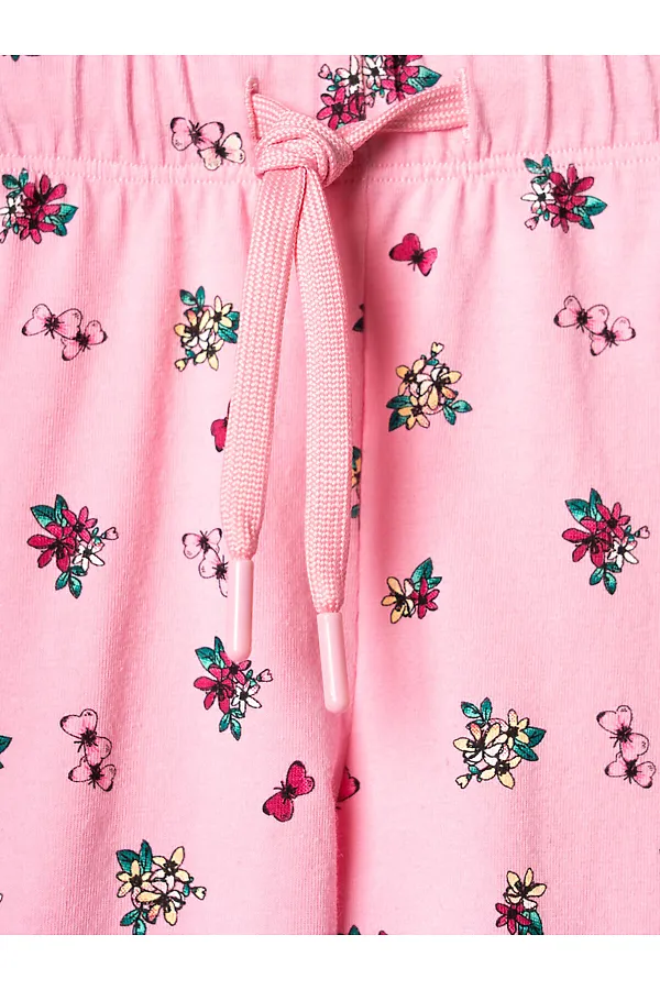 Брюки детские трикотажные для девочек, 2 пары в комплекте PLAYTODAY, разноцветный - фото 2