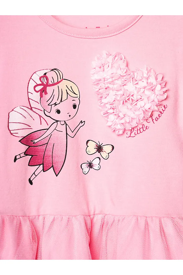 Комплект детский трикотажный для девочек: джемпер (футболка), брюки (легинсы укороченные) PLAYTODAY, разноцветный - фото 2