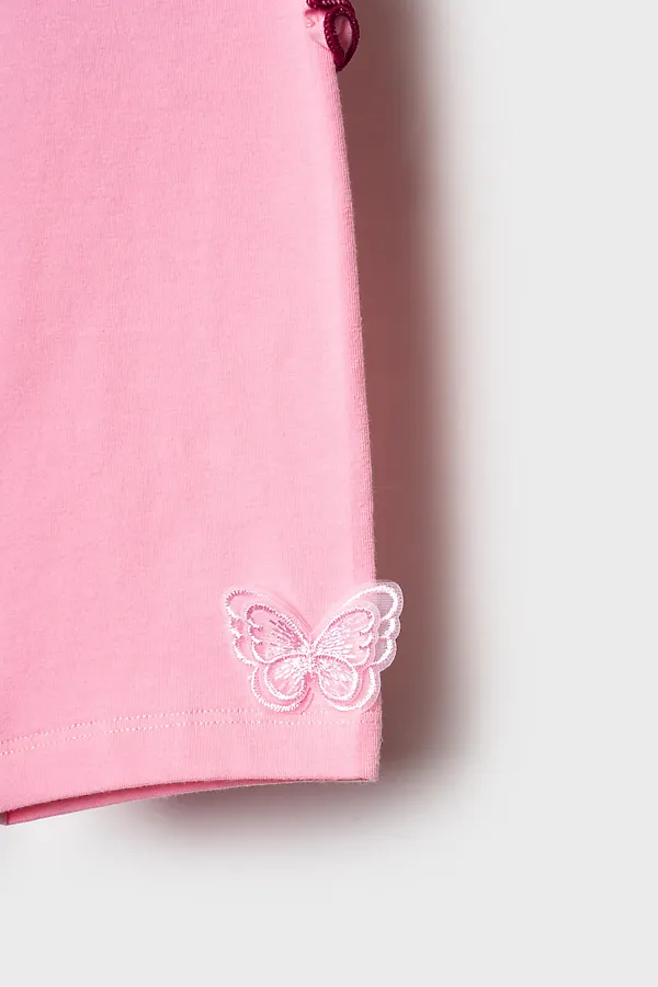 Брюки детские трикотажные для девочек (легинсы укороченные), 2 пары в комплекте PLAYTODAY, разноцветный - фото 2