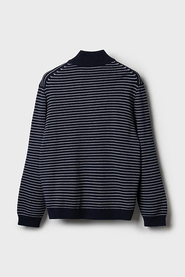 Кардиган трикотажный для мужчин PLAYTODAY, белый,тёмно-синий - фото 2