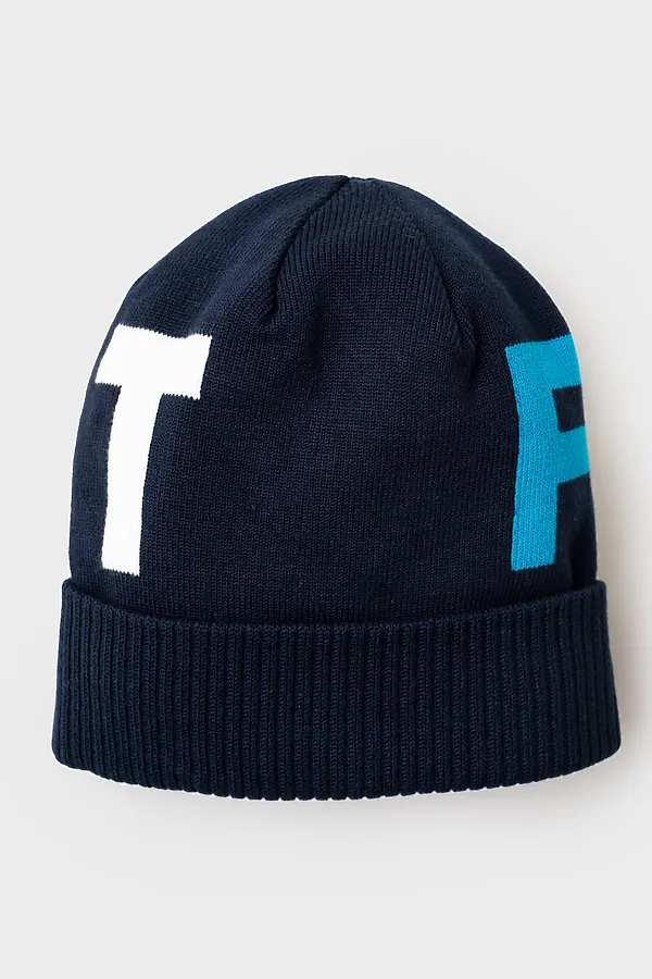 Шапка трикотажная для мальчиков PLAYTODAY, тёмно-синий - фото 2