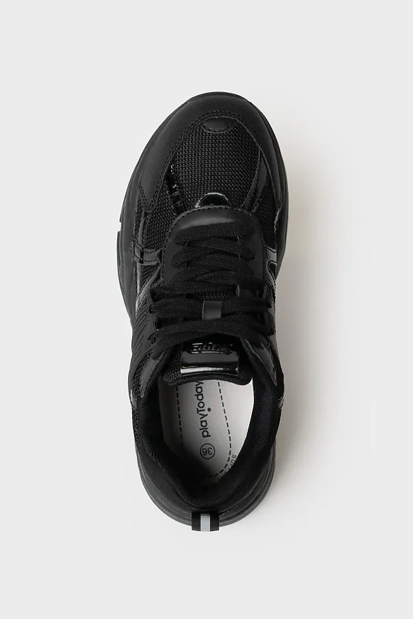 Полуботинки для мальчиков PLAYTODAY, черный - фото 2