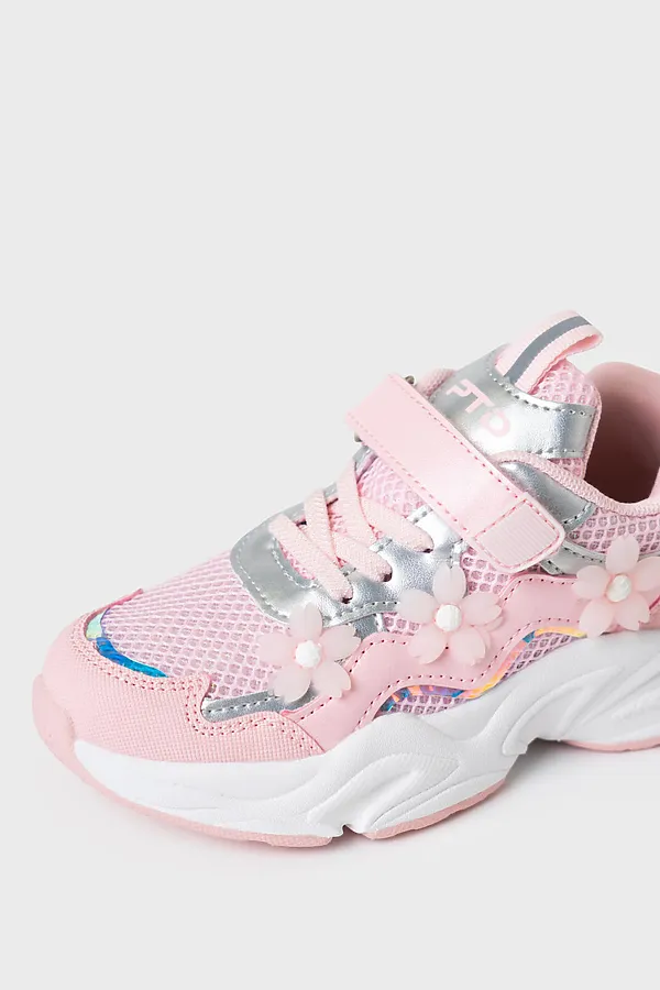 Полуботинки для девочек PLAYTODAY, розовый - фото 2