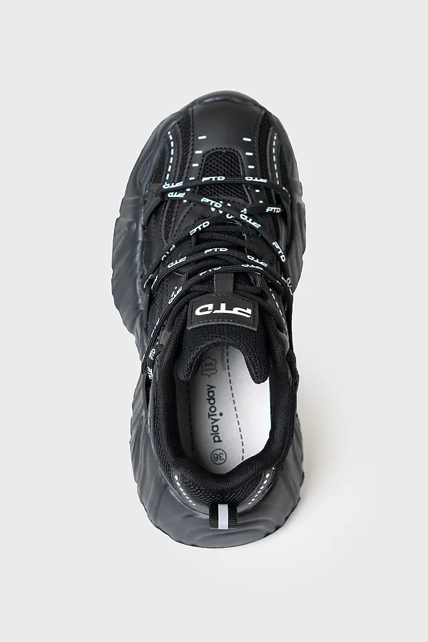 Полуботинки для мальчиков PLAYTODAY, черный - фото 2