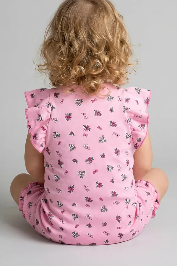 Песочник детский трикотажный для девочек PLAYTODAY, разноцветный - фото 2