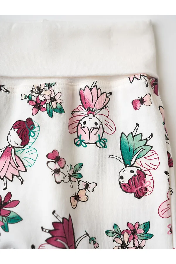 Ползунки детские трикотажные для девочек, 2 шт в комплекте PLAYTODAY, разноцветный - фото 2