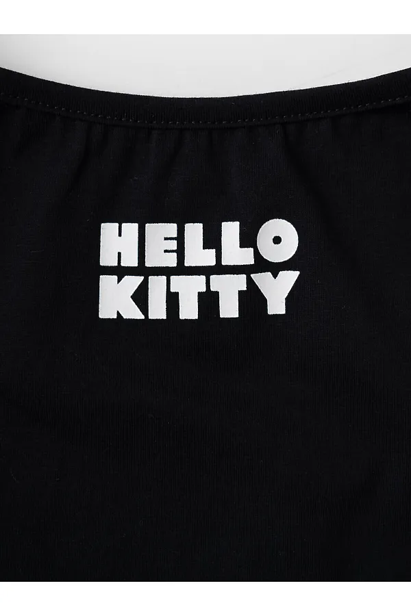 Комплект трикотажный для девочек: фуфайка (футболка), топ, шорты PLAYTODAY, разноцветный - фото 2