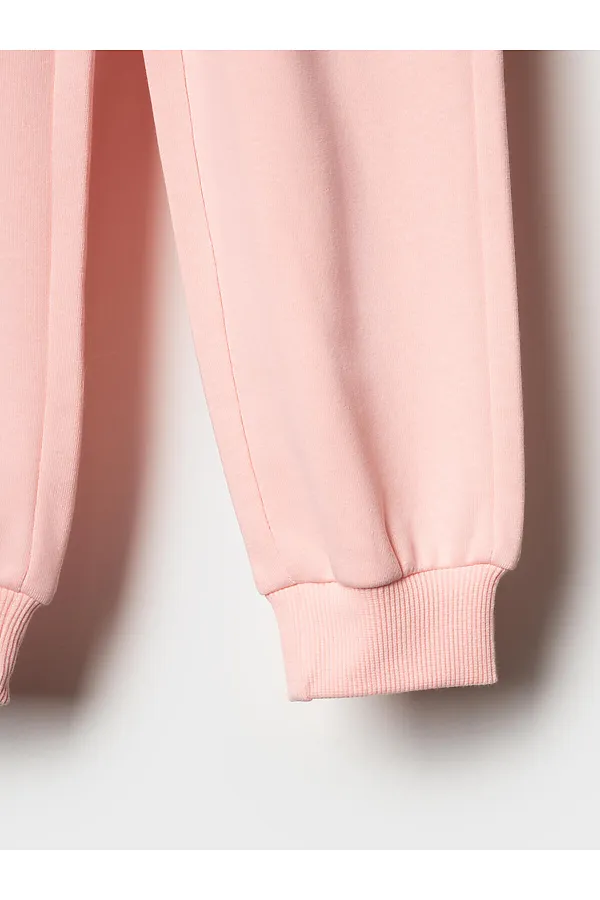 Брюки трикотажные для девочек PLAYTODAY, светло-розовый - фото 2