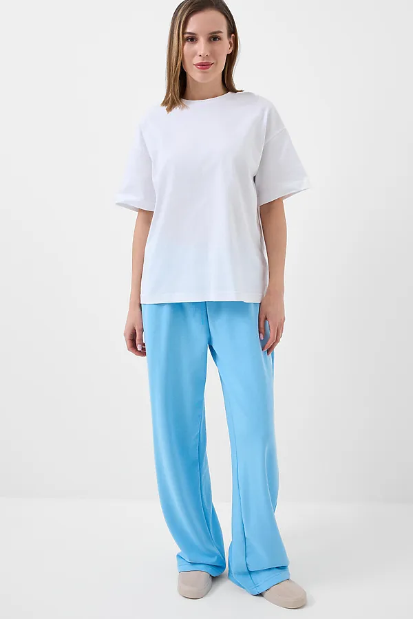 Фуфайка трикотажная для женщин (футболка) PLAYTODAY, белый - фото 2