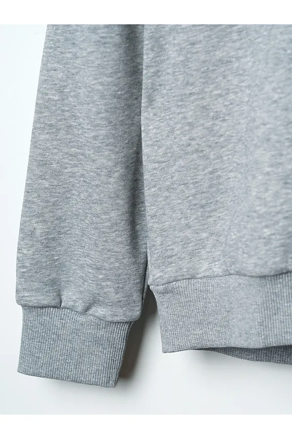 Толстовка трикотажная для женщин PLAYTODAY, серый меланж - фото 2