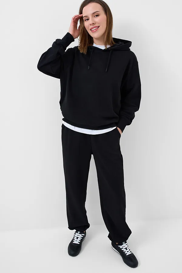 Толстовка трикотажная для женщин PLAYTODAY, черный - фото 2
