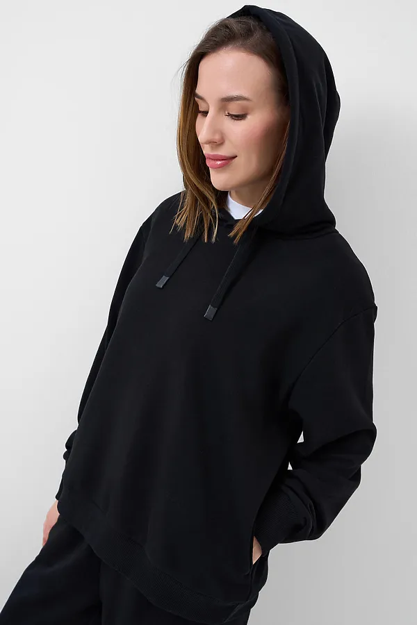 Толстовка трикотажная для женщин PLAYTODAY, черный - фото 2