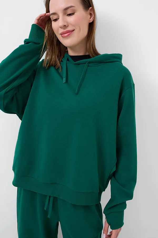 Толстовка трикотажная для женщин PLAYTODAY, зеленый - фото 2