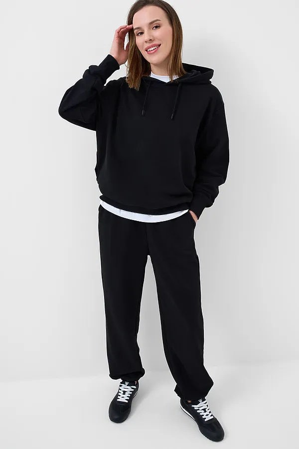 Брюки трикотажные для женщин PLAYTODAY, черный - фото 2