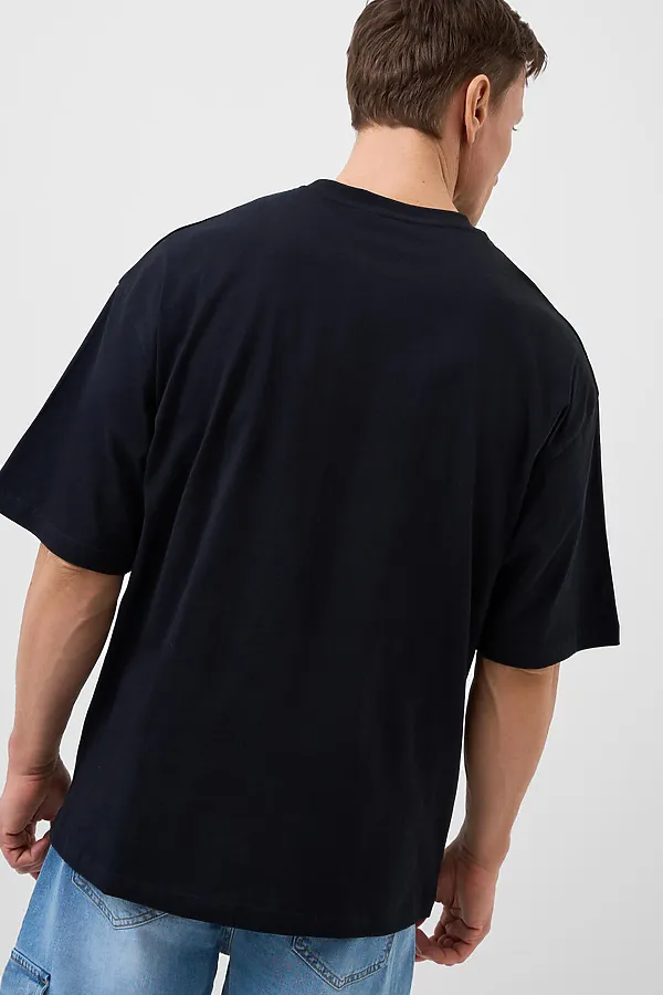 Фуфайка трикотажная для мужчин (футболка) PLAYTODAY, черный - фото 2