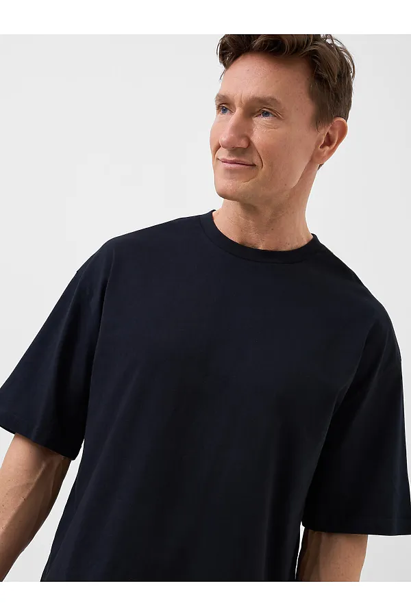 Фуфайка трикотажная для мужчин (футболка) PLAYTODAY, черный - фото 2