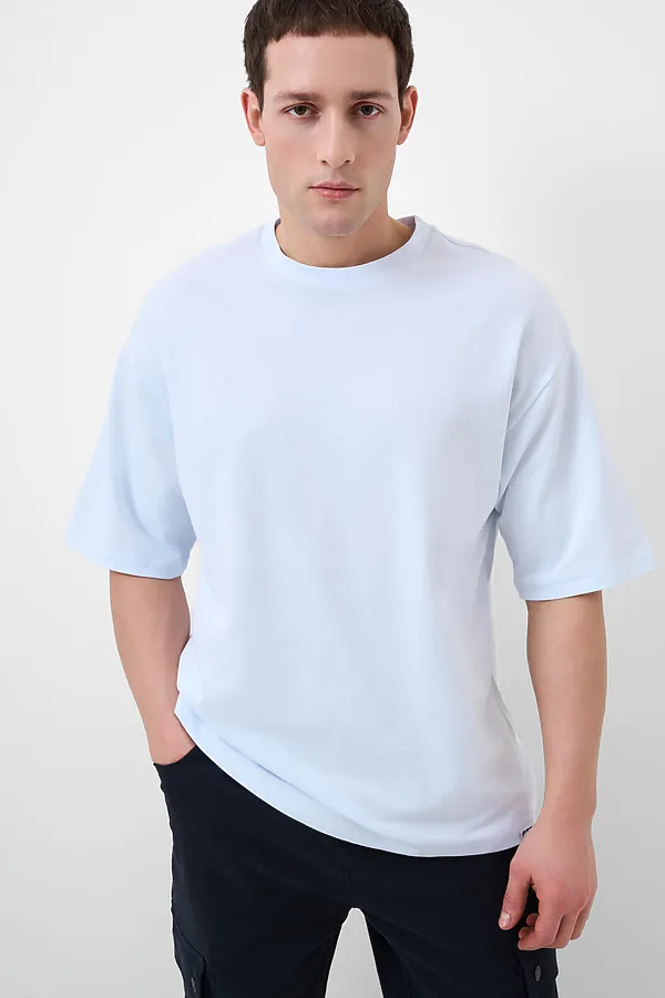 Фуфайка трикотажная для мужчин (футболка) PLAYTODAY, белый - фото 2