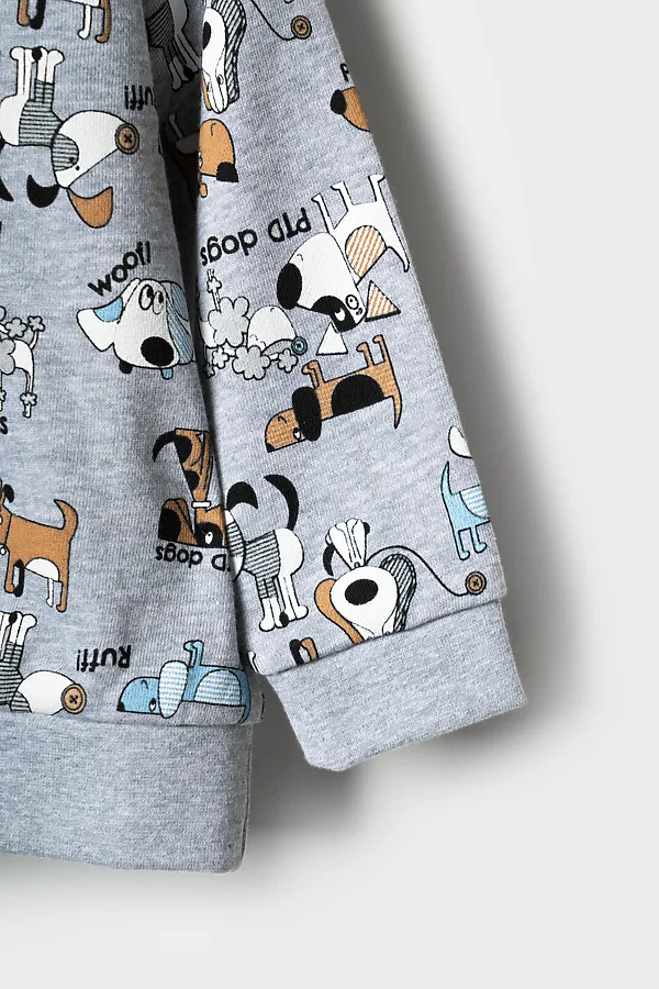 Комплект детский трикотажный для мальчиков: толстовка, брюки PLAYTODAY, разноцветный - фото 2