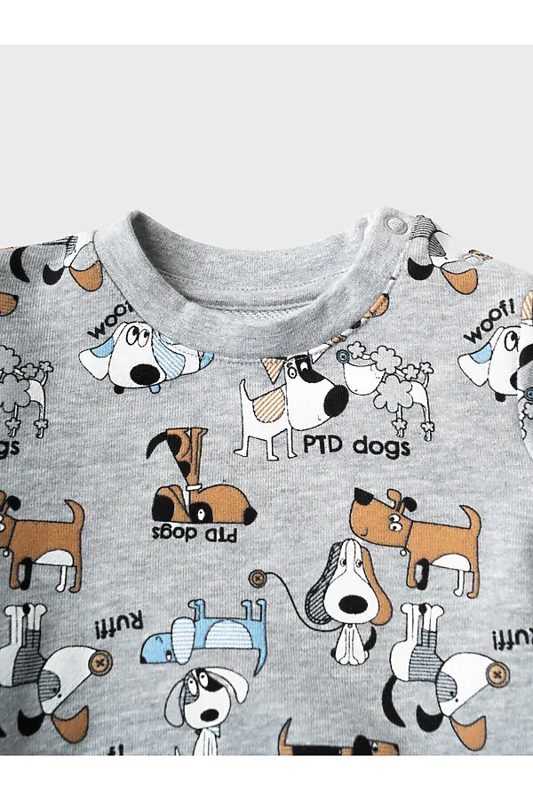 Комплект детский трикотажный для мальчиков: толстовка, брюки PLAYTODAY, разноцветный - фото 2