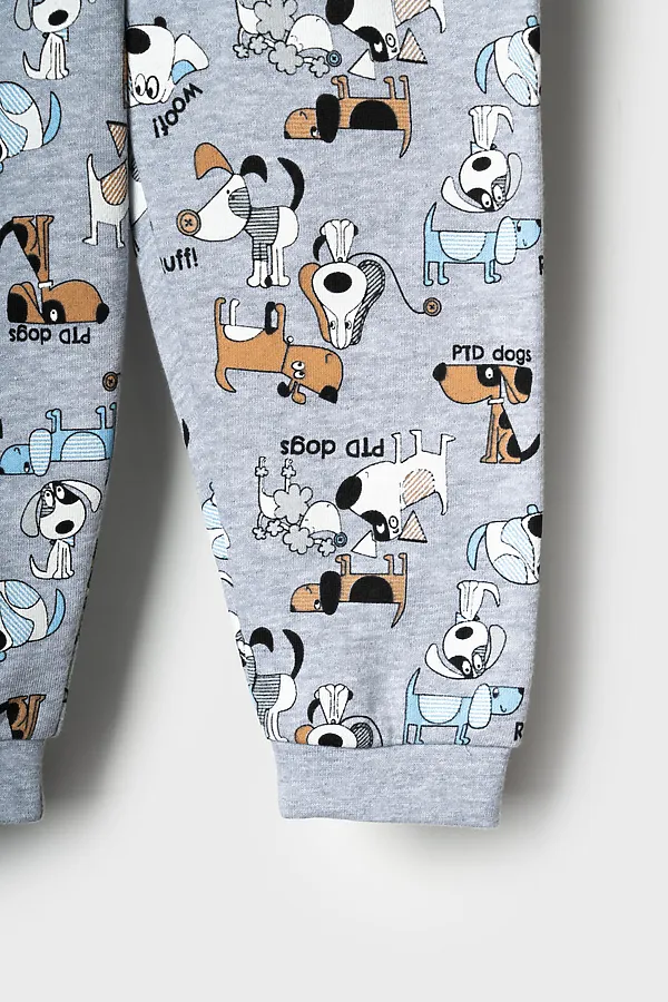 Комплект детский трикотажный для мальчиков: толстовка, брюки PLAYTODAY, разноцветный - фото 2