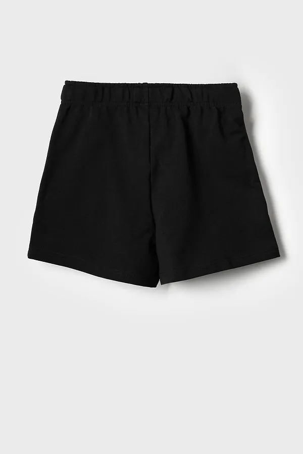 Шорты трикотажные для девочек PLAYTODAY, черный - фото 2