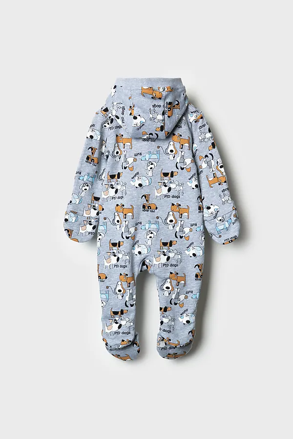 Комбинезон детский трикотажный для мальчиков PLAYTODAY, разноцветный - фото 2